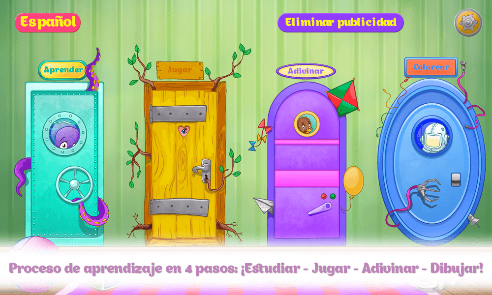 Android application Colors: learning game for kids screenshort