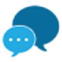GO SMS THEME BLUE logo