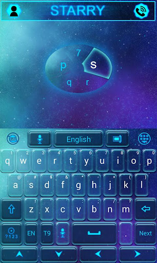 【免費個人化App】Starry GO Keyboard Theme-APP點子