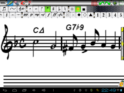Music Score Pad -Plus Notation Screen 2