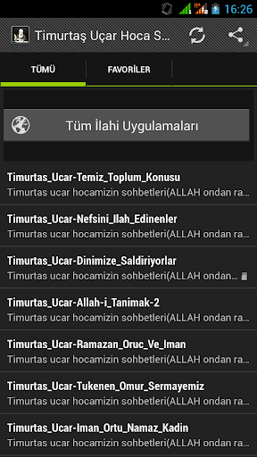 Timurtaş Uçar Hoca Sohbetleri