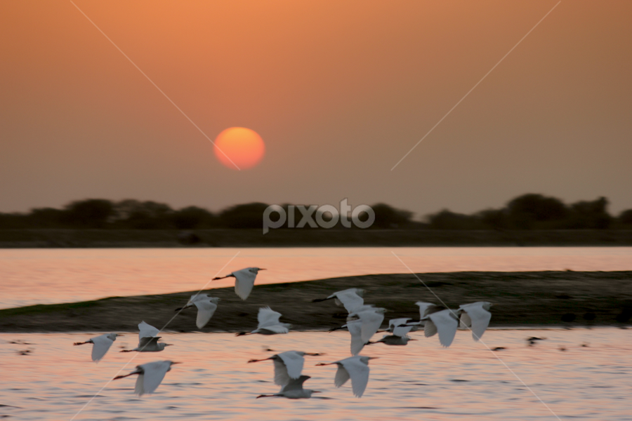 Let's go. Sun is setting down by Shobhit Tiwari - Landscapes Travel