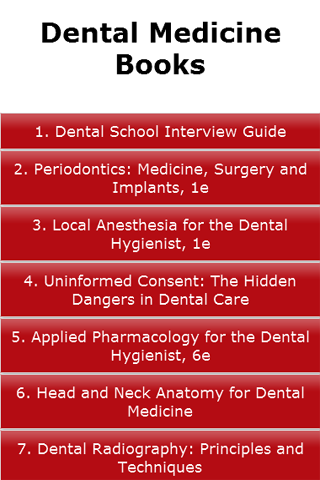 Dental Medicine Books