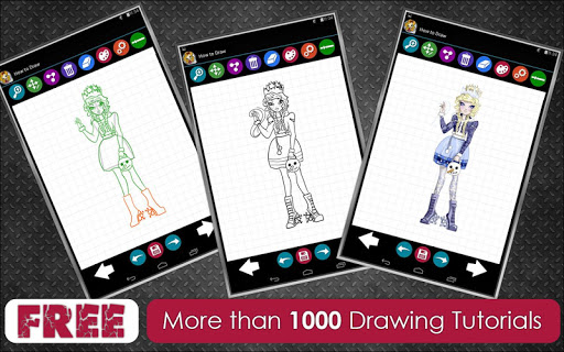 【免費冒險App】How to Draw Ever After School-APP點子