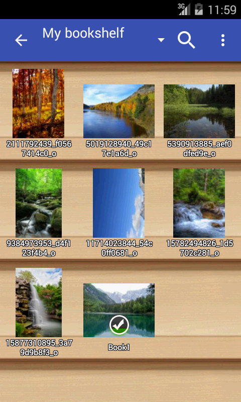 Android application Perfect Viewer screenshort