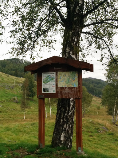 Fjermedal Hiking Map