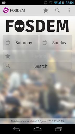 FOSDEM schedules