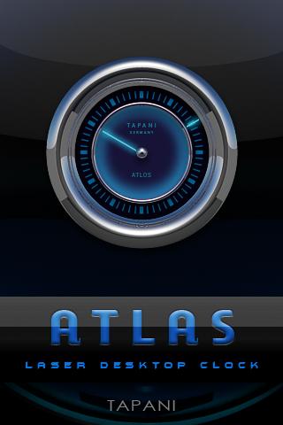 ATLAS STAR LASER CLOCK WIDGET