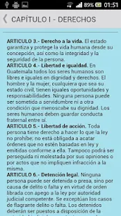 Constitución de Guatemala - screenshot thumbnail