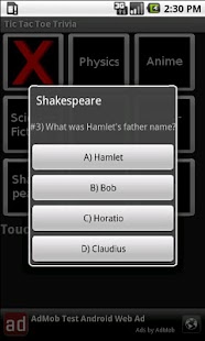 Lastest Tic Tac Toe Trivia Demo APK for Android
