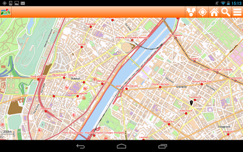 Paris Offline mappa Map Screenshots 13