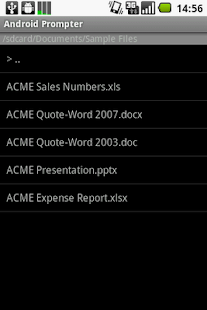 A Prompter for Android - screenshot thumbnail