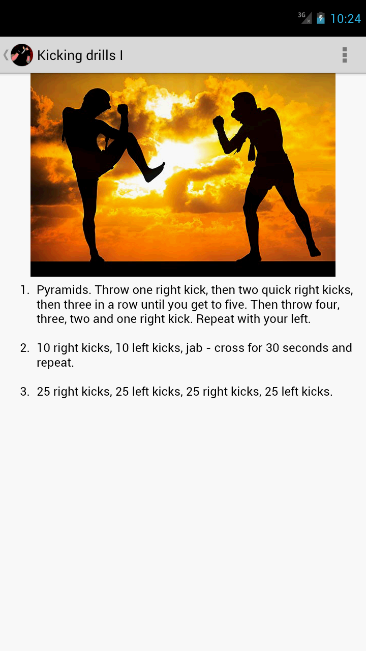 Muay Thai Combos Pro Version Screen 3
