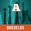 Bruselas guía mapa offline mobile app icon
