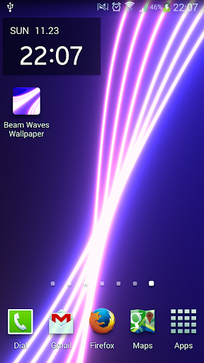 Beam Waves Live Wallpaper