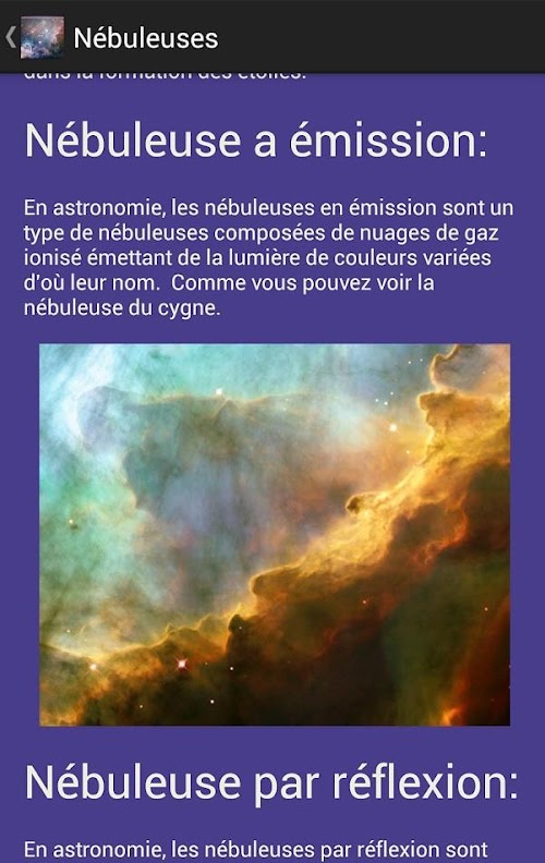 Android application LEspace screenshort