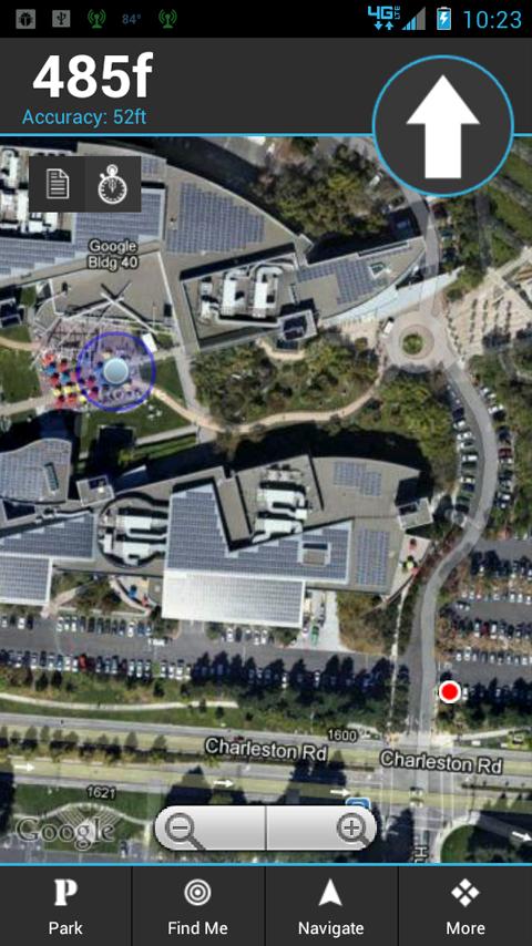 Android application My Car Locator screenshort