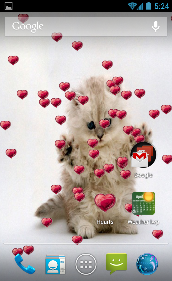 Heart Wallpaper Screen 3