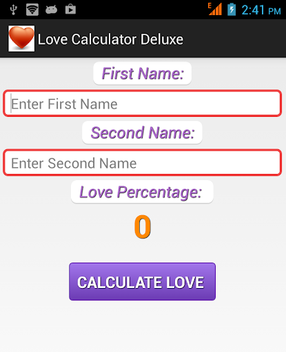 Love Calculator Deluxe