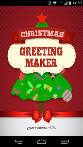 Christmas Greeting Maker App