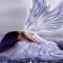 Sad Angel Live Wallpaper