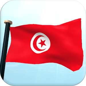 Tunisia Flag 3D Live Wallpaper
