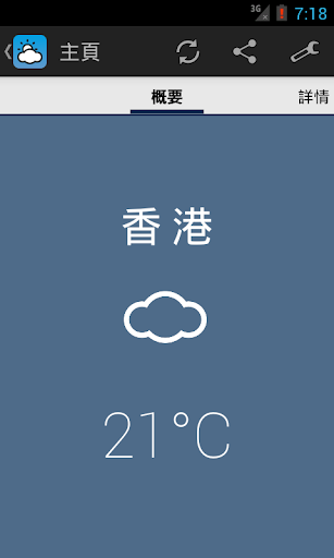 Simple HK Weather 香港天氣