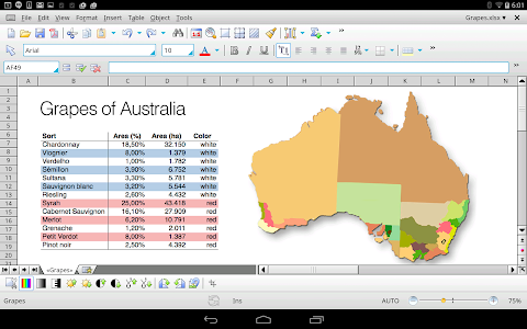 Screenshot Office HD: PlanMaker FULL v2.0 build 16