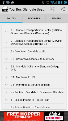 【免費交通運輸App】YourBus Glendale Beeline-APP點子