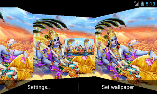 download Lord Vishnu 3D Live Wallpaper free