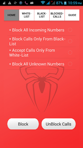 【免費工具App】Spidy Call Blocker-APP點子