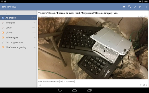 Tiny Tiny RSS (TRIAL) Screenshot