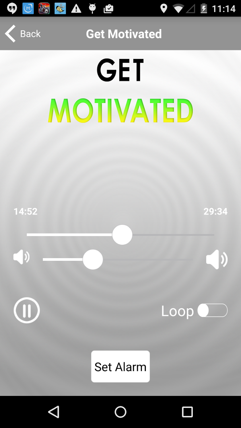 Get Motivated - Hypnosis Audio Screen 3