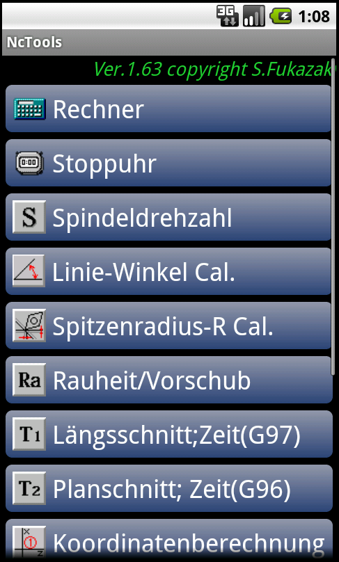 Android application NcTools screenshort