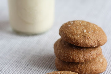 Kahlua Pumpkin Gingersnap Cookies