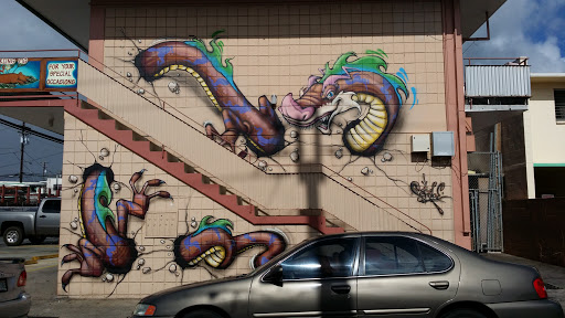 Dragon Stairs Mural