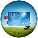UCCW Skin - Galaxy S 4 Clock mobile app icon