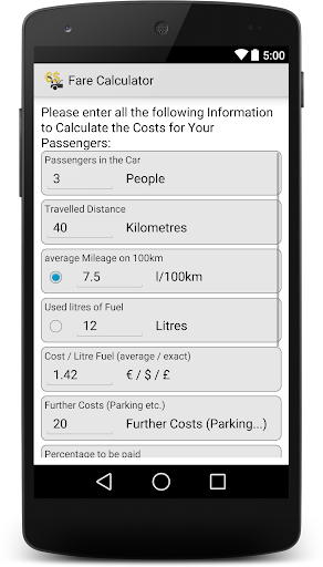 Fare Calculator