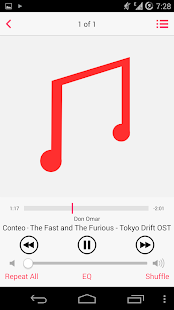 iphone music player - screenshot thumbnail