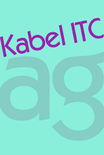 Kabel ITC FlipFont