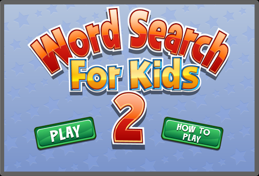 Word Search for Kids 2