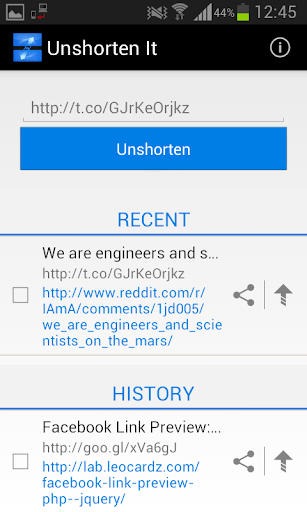 【免費生產應用App】Unshorten It-APP點子