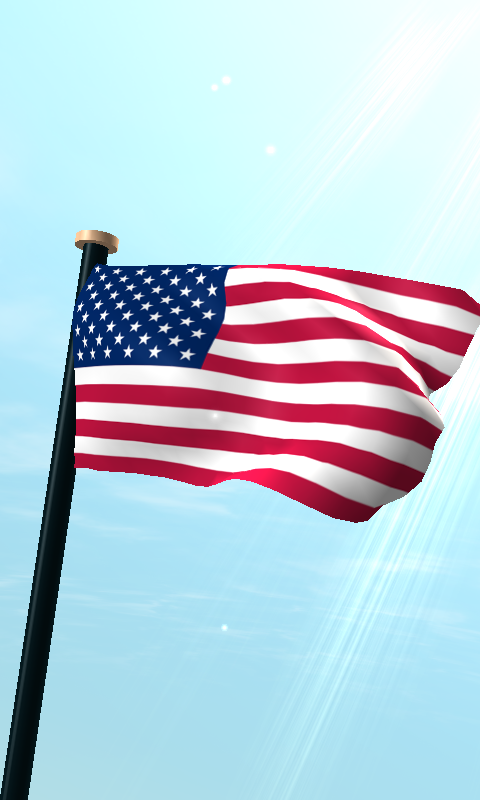 Android application US Flag 3D Live Wallpaper screenshort