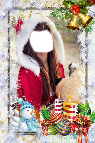 Christmas Girls Photo Montage