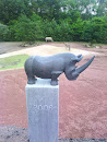 Rhino Statue
