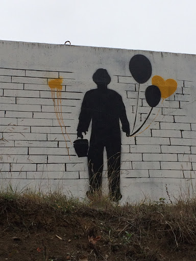 Balloon Man Graffiti