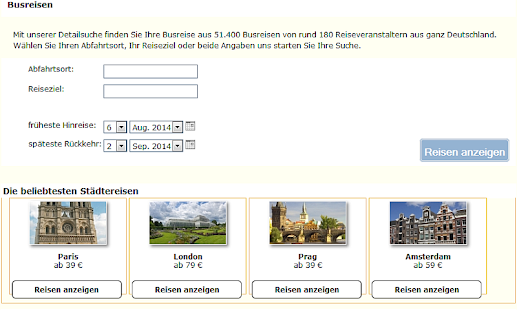 Busreisen Screenshots 1