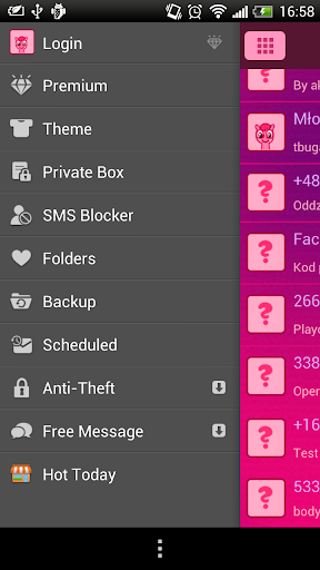 【免費個人化App】GO SMS Pink Pony 2 Theme-APP點子