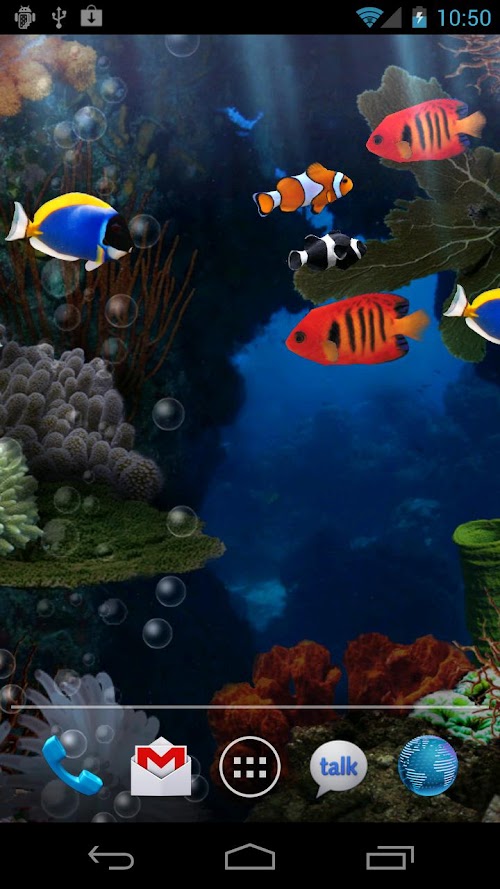 Android application Aquarium Free Live Wallpaper screenshort