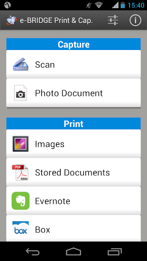 e-BRIDGE Print Capture